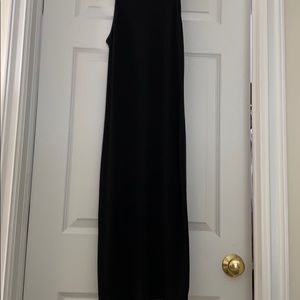 Black Razorback midi dress